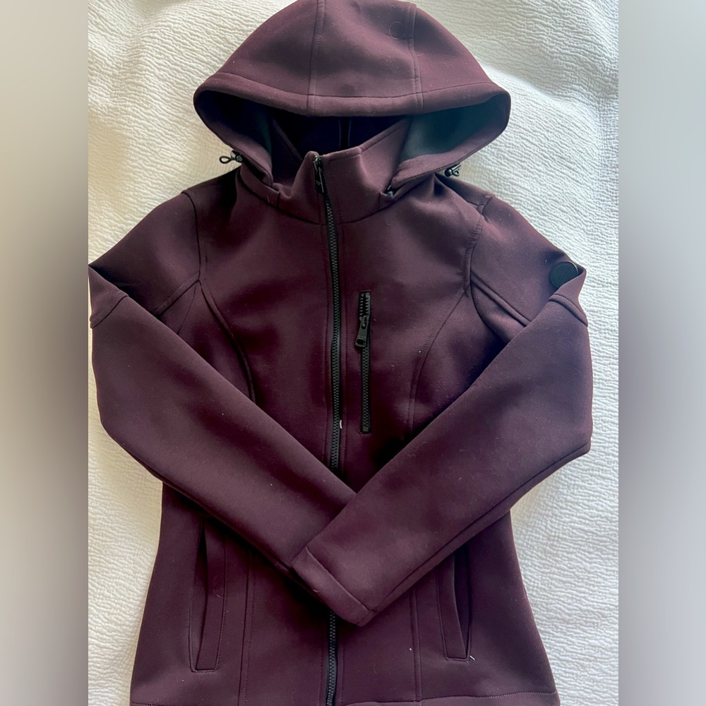Andrew Marc Maroon Zip Up